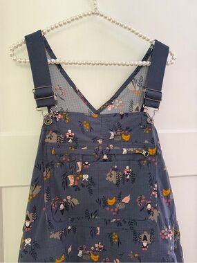 Duluth Trading Co Navy Floral & Animal Print women’s Overalls